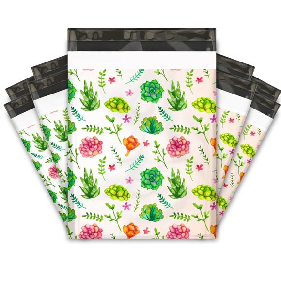 🪷20 spring succulents Poly Mailers- 10 x 13 inch - Picture 2 of 2